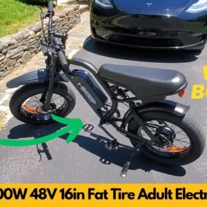 HiKeep Peak 1500W 48V 15.6Ah 16in All-Terrain Fat Tire Electric Dirt Bike Adult Motorcycle Review