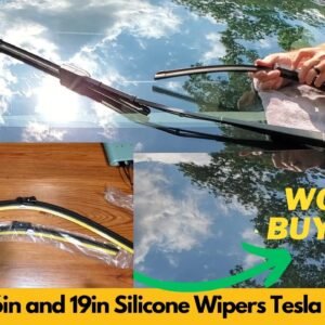 5 PLUS Silicone Windshield Wipers 26in 19in Tesla Model 3 Model Y Installation Unboxing & Review