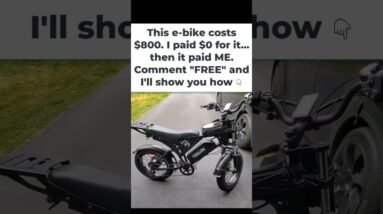 This E-Bike Cost Me $0 — Then It Paid Me