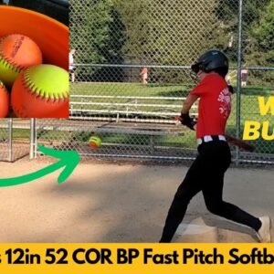 Evil Sports BP 52 Fast Pitch Softball 12in 52-300 Batting Practice Ball Unboxing & Review