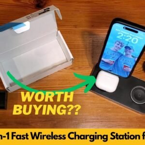 KEEPRO 3-in-1 Fast Wireless Charging Station Compatible with MagSafe Samsung Unboxing & Review