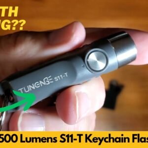 TUNENGE S11-T Rechargeable Keychain Flashlight 500 Lumens Unboxing & Review