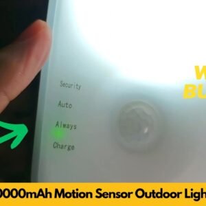 HapyClaw 10000mAh Motion Sensor Outdoor Wireless LED Flood Light Remote CCT Wall Unboxing & Review