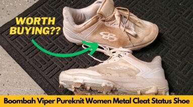 Boombah Viper Pureknit Women Metal Cleat Status Fastpitch Softball Unboxing & Review