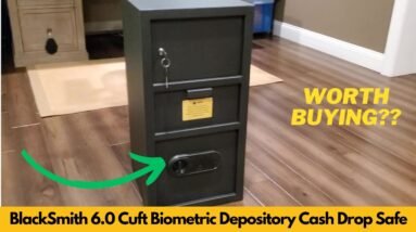 BlackSmith 6.0 Cuft Biometric Depository Safe Fingerprint Digital Keypad Unboxing & Review
