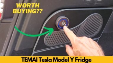 TEMAI Tesla Model Y 12V Side Trunk Car Refrigerator Cooler Review
