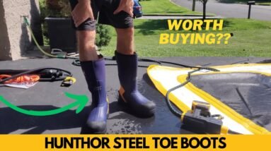 Hunthor Steel Toe Waterproof Rubber Work Boots Review