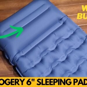 Ogery 6 Inch Extra Thick Camping Sleeping Pad with Pillow Review