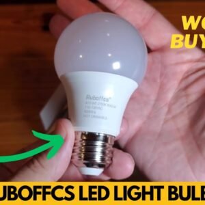 Ruboffcs 6 Pack A19 LED Light Bulbs Review