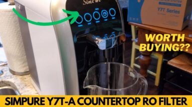 SimPure Y7T-A Countertop Reverse Osmosis Water Filter Review