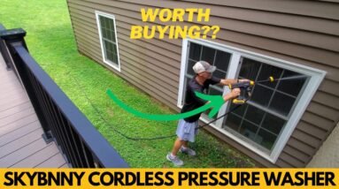 SKYBNNY Portable Cordless Pressure Washer Review