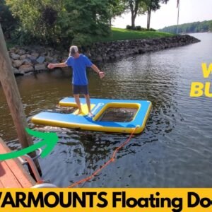 WARMOUNTS Inflatable Floating Dock with Dog Ramp Review