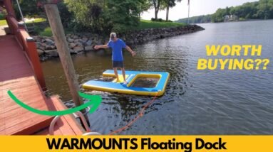 WARMOUNTS Inflatable Floating Dock with Dog Ramp Review
