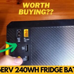BougeRV 240Wh Detachable Fridge Battery Review