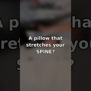 A Pillow That Stretches Your SPINE? 💆