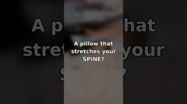 A Pillow That Stretches Your SPINE? 💆