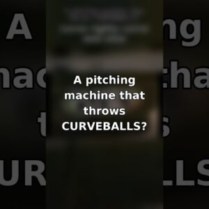 A Pitching Machine That Throws CURVEBALLS? ⚾