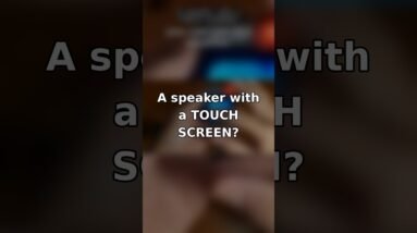 A Speaker With a Touch Screen? 🔊