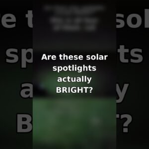 Are These Solar Spotlights Actually BRIGHT? ☀️