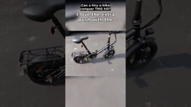 Can a Tiny E-Bike Conquer THIS Hill? 🚲