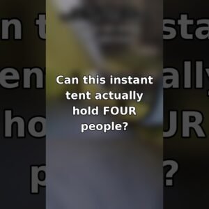Can This Instant Tent Actually Hold 4 People? ⛺