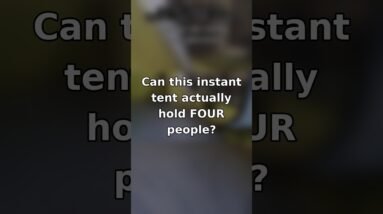 Can This Instant Tent Actually Hold 4 People? ⛺