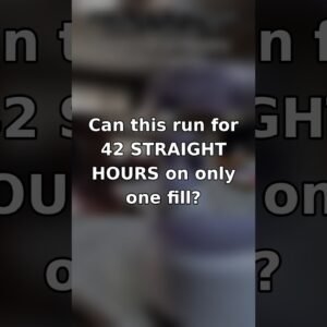 Can This Run For 42 Straight Hours On Only One Fill? 💧