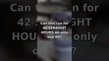 Can This Run For 42 Straight Hours On Only One Fill? 💧
