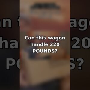 Can This Wagon Handle 220 POUNDS? 🛒