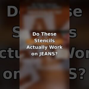 Do These Stencils Actually Work on Jeans? 👖