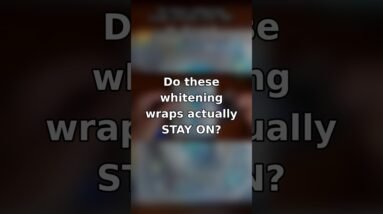 Do These Whitening Wraps Actually STAY ON? 🦷