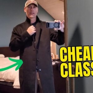 GLESTORE Men's Wool Blend Overcoat Review