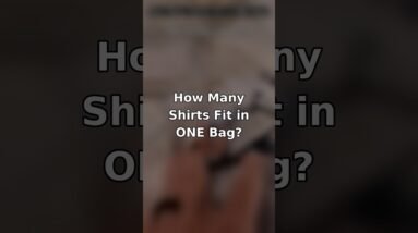 How Many Shirts Fit in One Bag? 👕