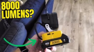 LIVOWALNY LED Work Light for DeWalt 20V Battery Review