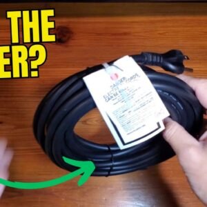 Amazon Basics Extension Cord 20 Ft Review, 3 Prong Outlet Extender, Indoor, 13 Amps, 125V, 16 AWG