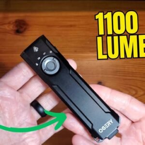 OGERY EDC Flashlight Rechargeable 1100 Lumens Review