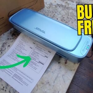 Qfun Laminator Machine 13 Inch with Sheets Review