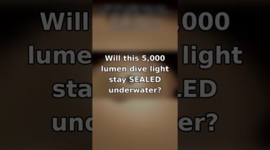 Will This 5,000 Lumen Dive Light Stay Sealed Underwater? 🔦